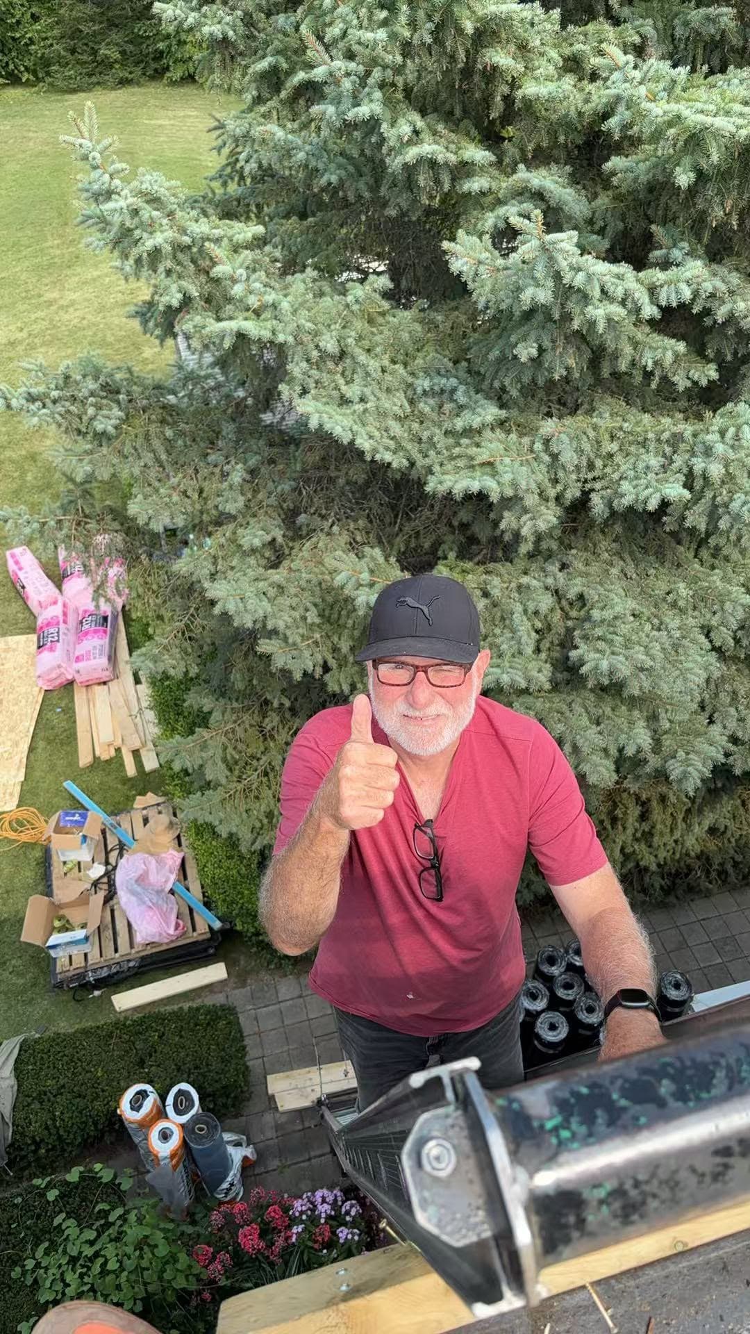 Tomato Roofing customer