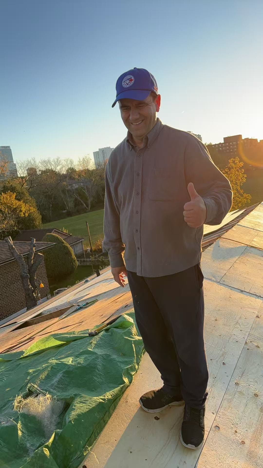 Tomato Roofing customer